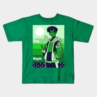 Palette Peace: Poison Green Kids T-Shirt